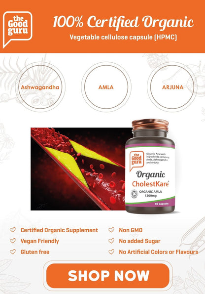 The Good Guru ORGANIC Cholestkare Original Formula Supplements