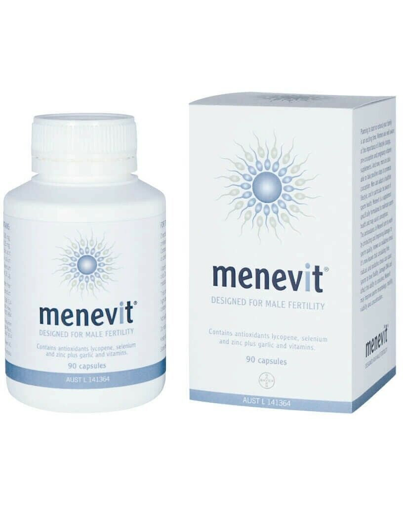 New Elevit Pregnancy Multivitamin 100 Tablets + Menevit 90 Capsules Combo