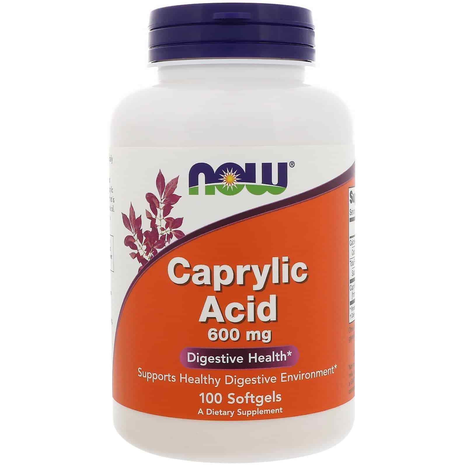 Caprylic Acid 600Mg 100 Softgels