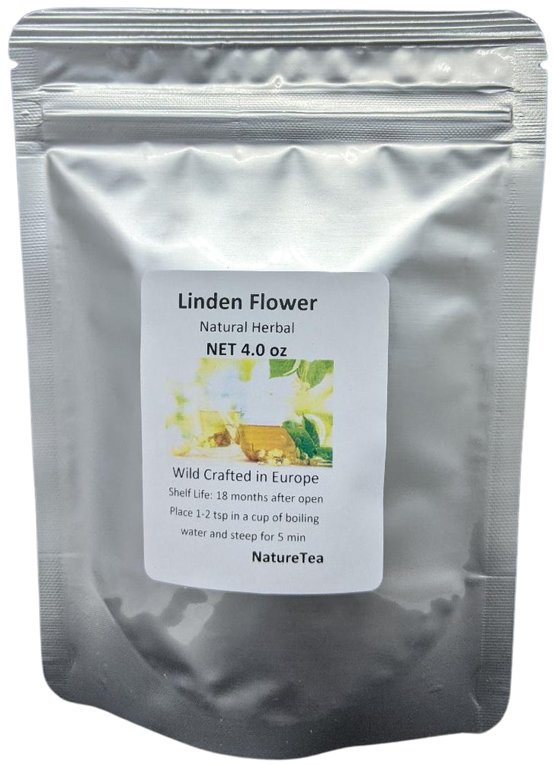 Linden Flower - Loose Flower and Leaf C/S from 100% Nature, Wild Crafted