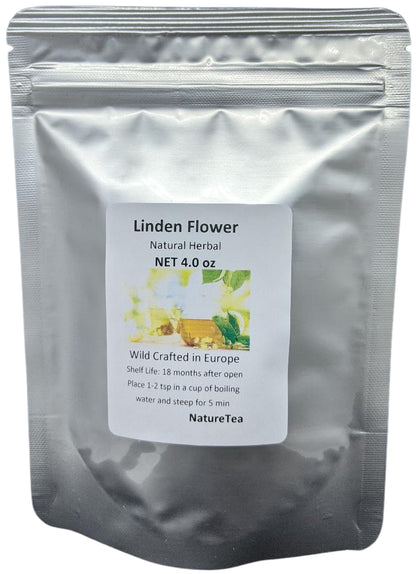 Linden Flower - Loose Flower and Leaf C/S from 100% Nature, Wild Crafted