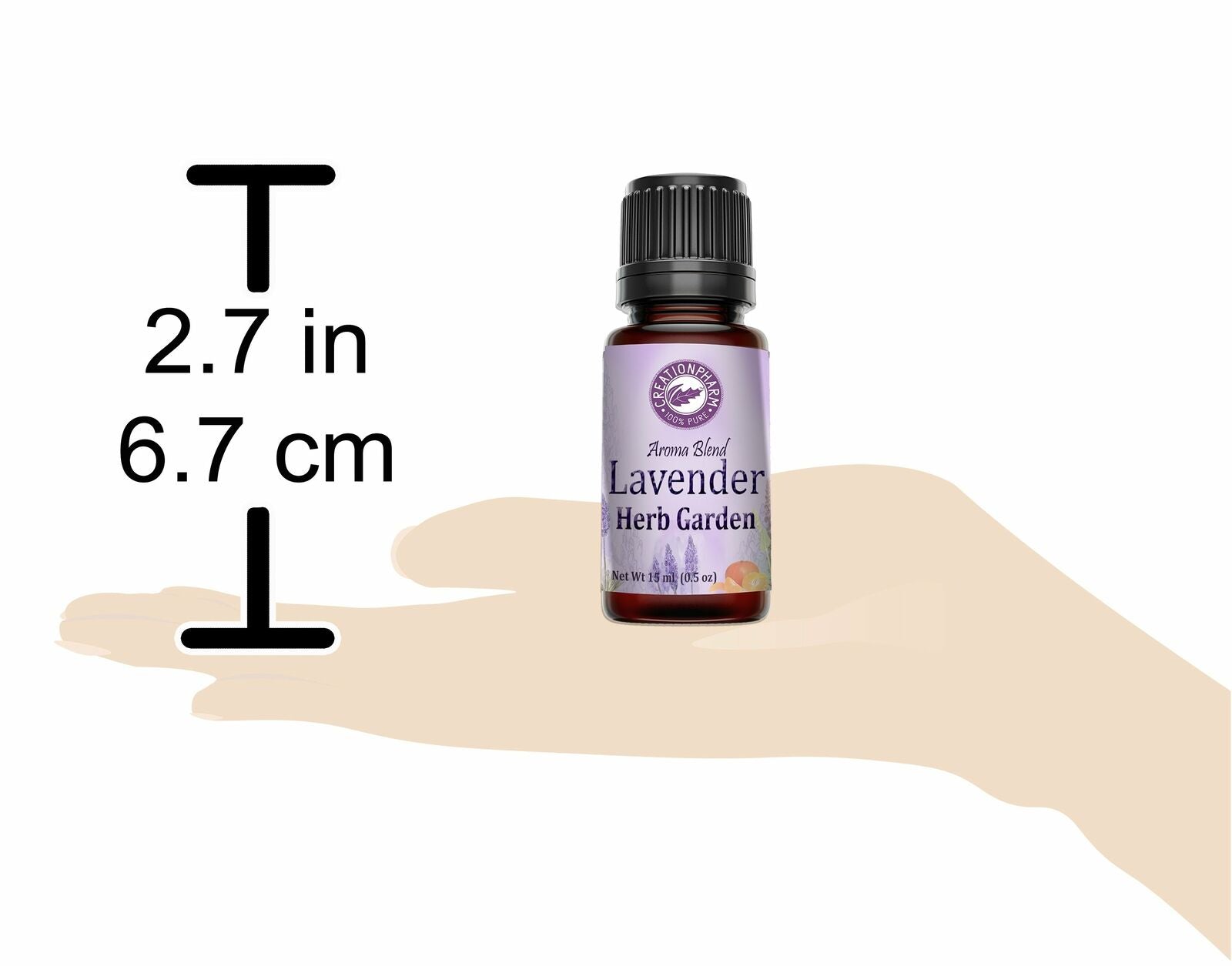 Lavender Herb Garden Aromatherapy Essential Oil Blend 15 Ml from Creation Pharm