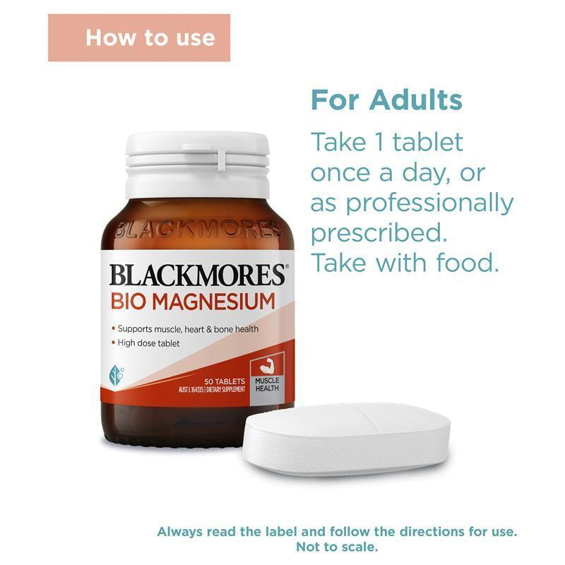 Blackmores Bio Magnesium 50 Tablets