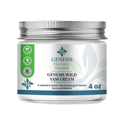 Genesis Wild Yam Hormone Cream 4 OZ Organic Genesis Wild Yam Cream