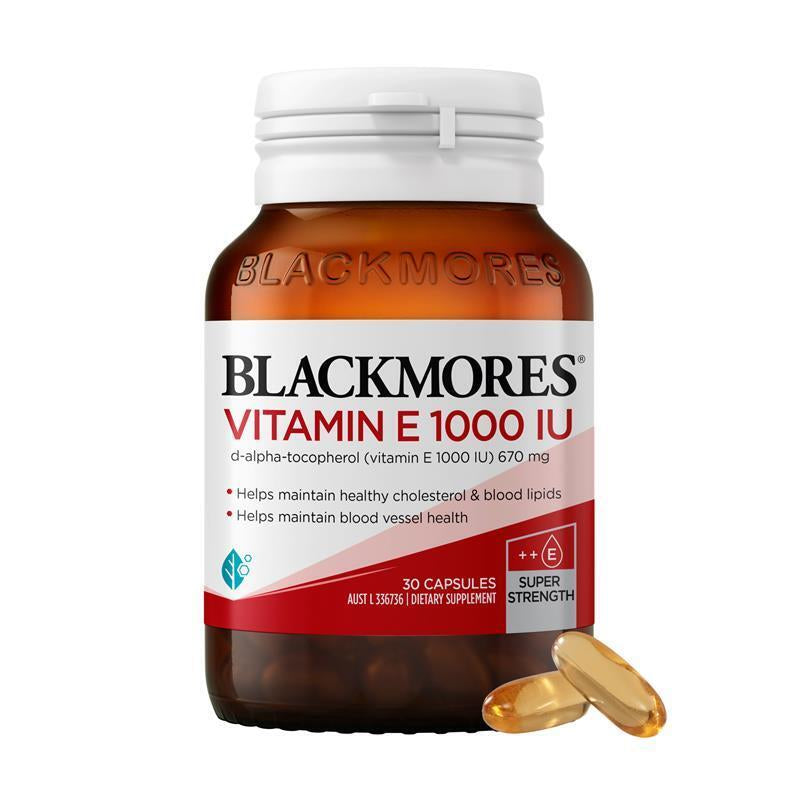 Blackmores Vitamin E 1000IU 30 Capsules