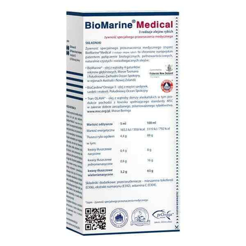 MARINEX Biomarine Medical (EPA, DHA and Omega-3) 200Ml