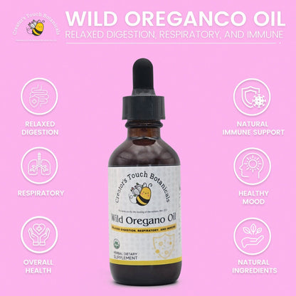 Wild Mediterranean Oil of Oregano, Immune, Respiratory 2 Fl. Oz. Bottle!