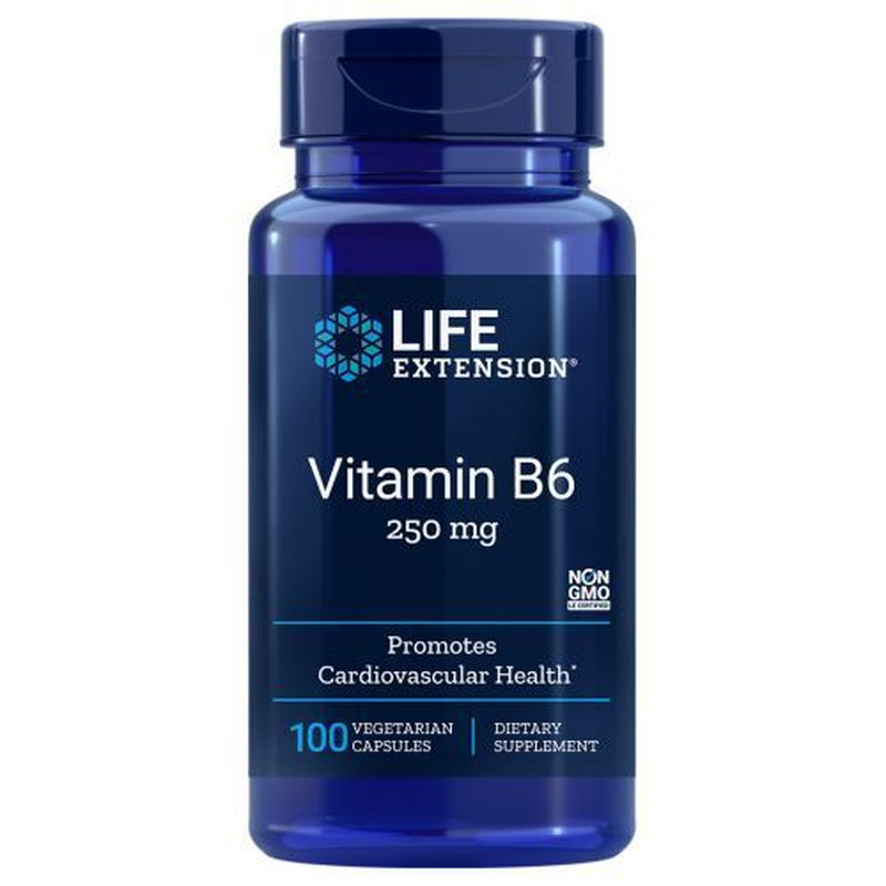 Vitamin B6 250 Mg 100 Vcaps by Life Extension