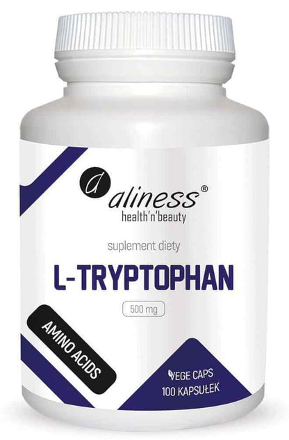 ALINESS L-Tryptophan 500Mg 100 Vege Capsules