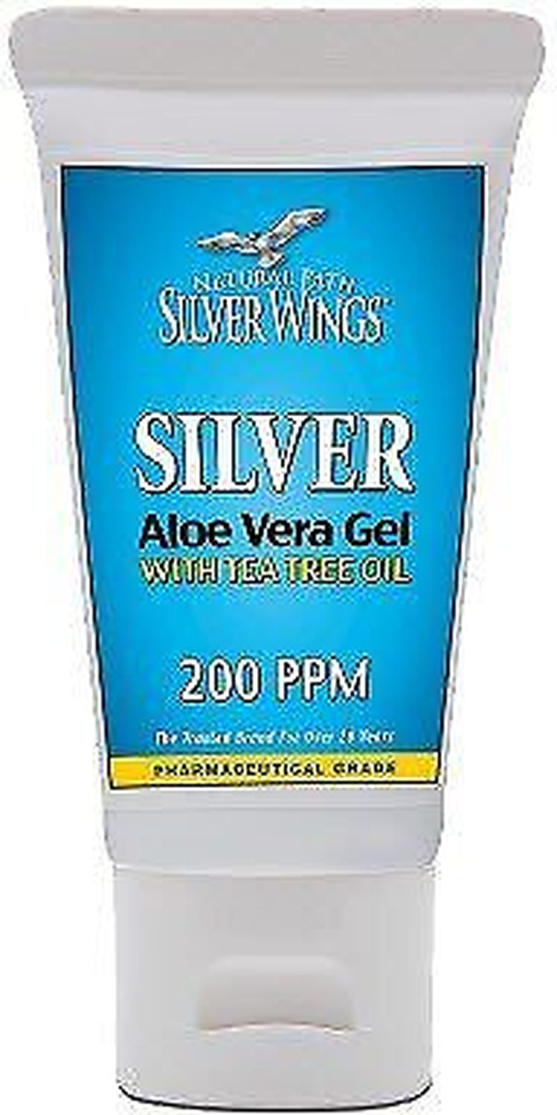 Natural Path Silver Wings Silver Aloe Gel with Tea Oil 0.75 Oz Tube