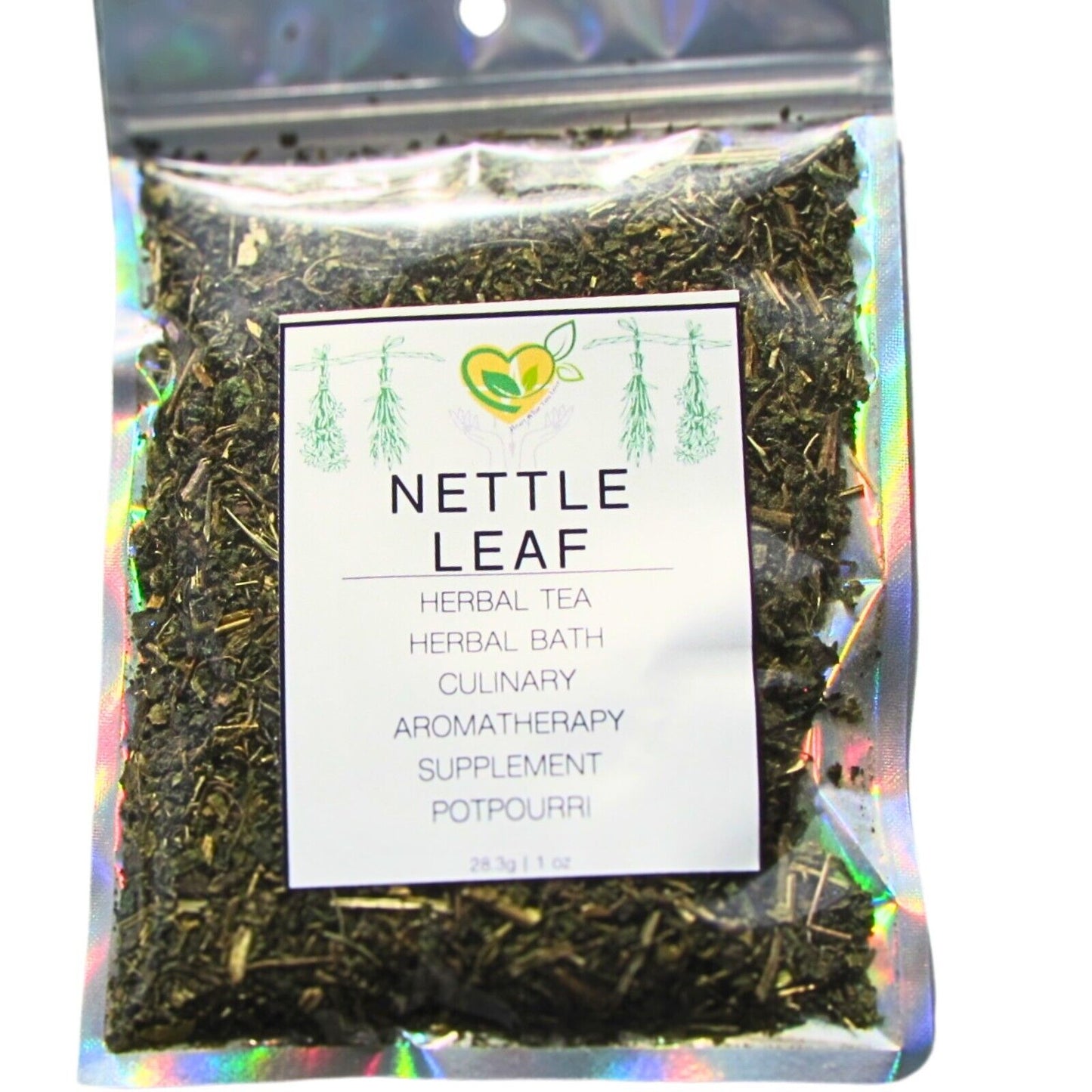 Stinging Nettle Leaf Herb Cut & Sifted Certified  Natural Organic 28.3G