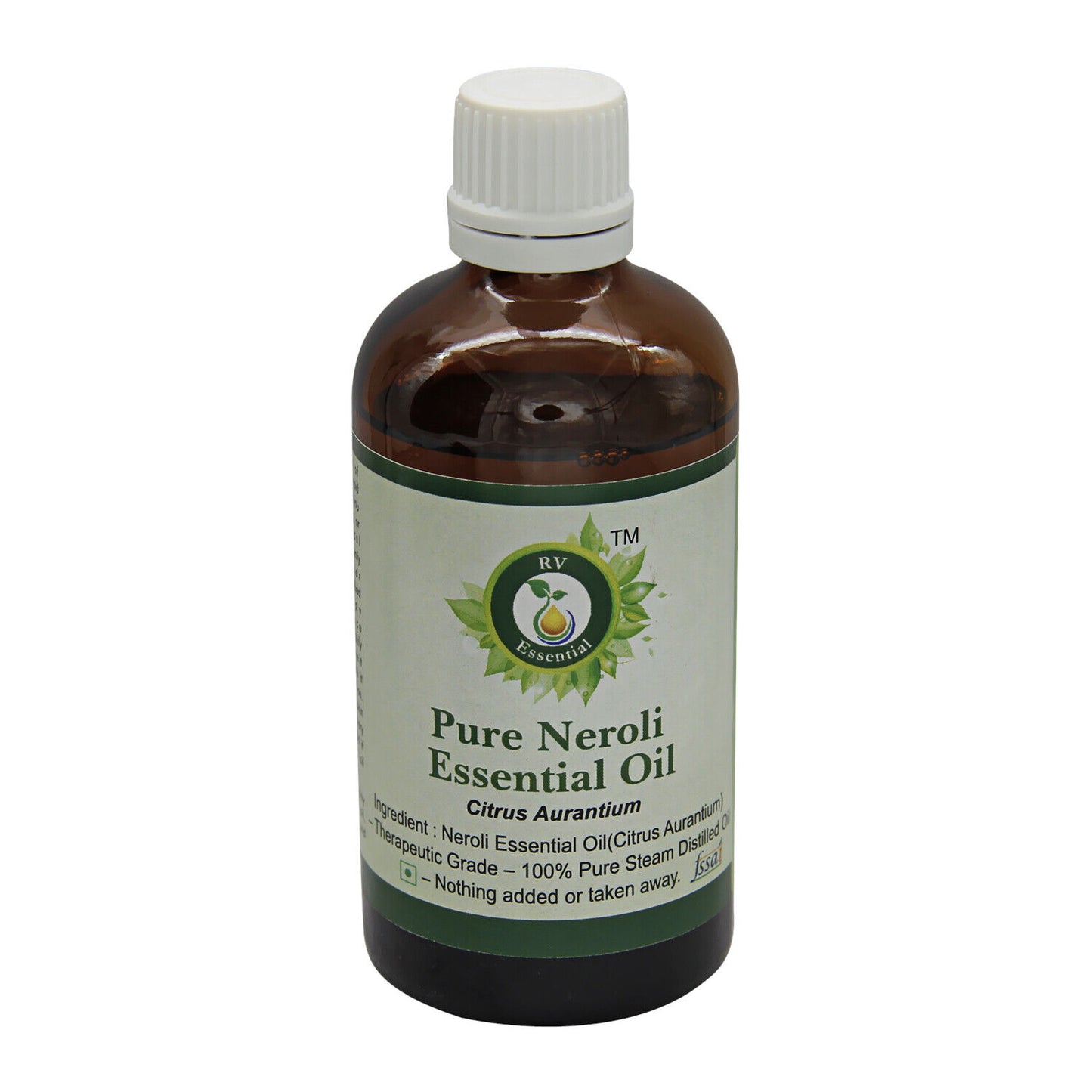 Pure Neroli Essential Oil Citrus Aurantium Distilled Uncut Natural for Skin Hair