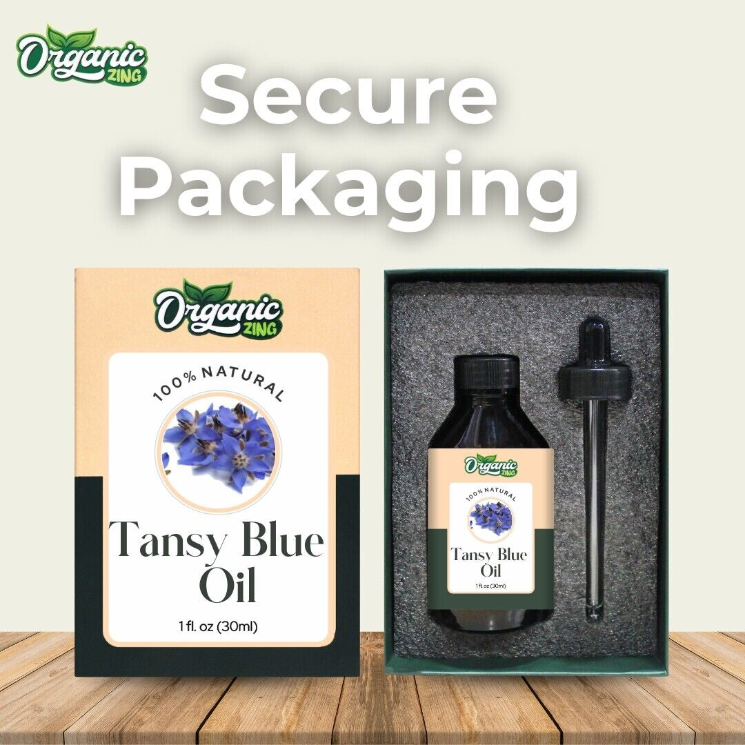 Organic Tansy Blue 100% Pure & Natural Essential Oil - {30Ml/1.01 Fl Oz}