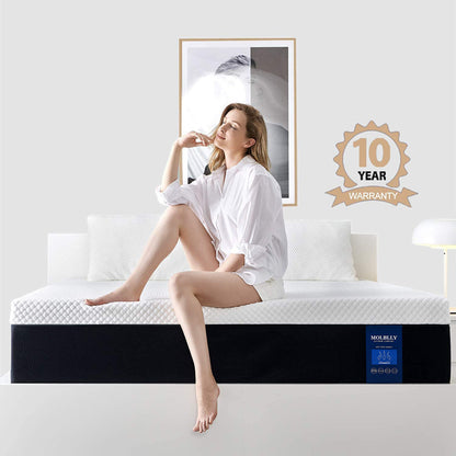 Mattress 8" 10" 12" 14" Gel Memory Foam Mattress Twin Full Queen King Bed in Box