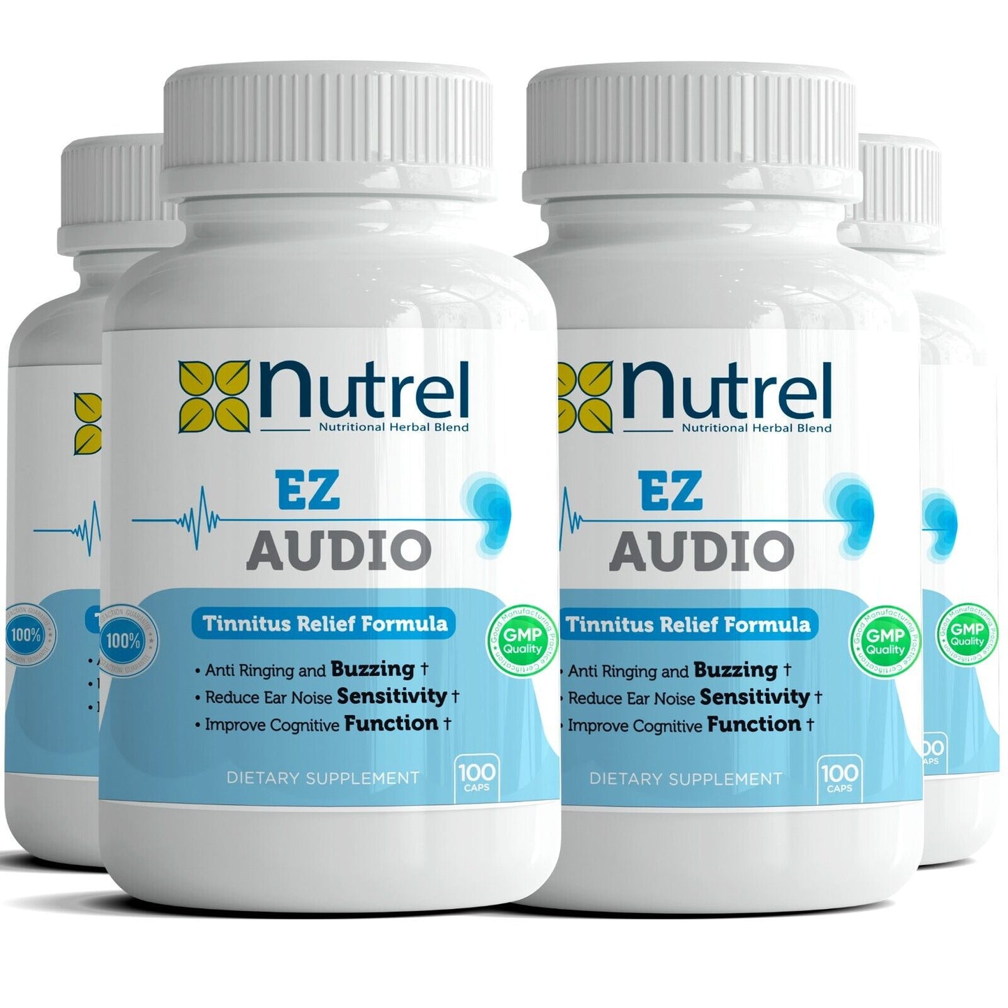 Tinnitus Relief, Hearing, Ear Health Capsules Ringing Support 