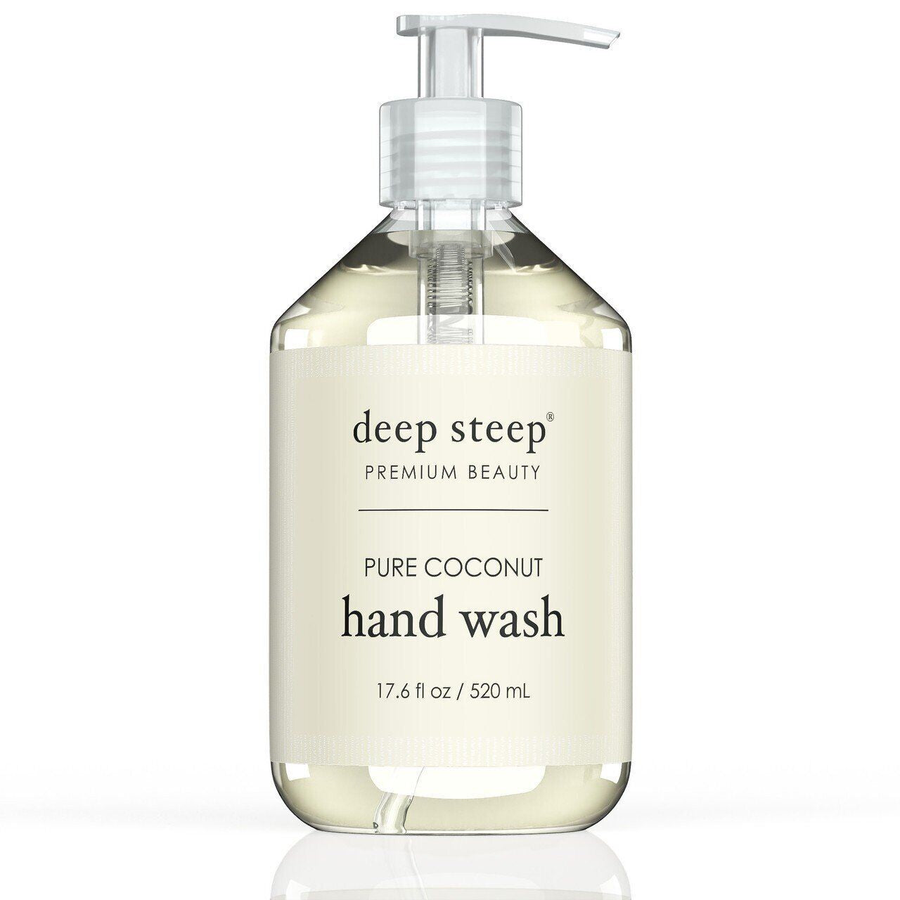 Deep Steep Hand Wash Pure Coconut 17.6 Oz Liquid