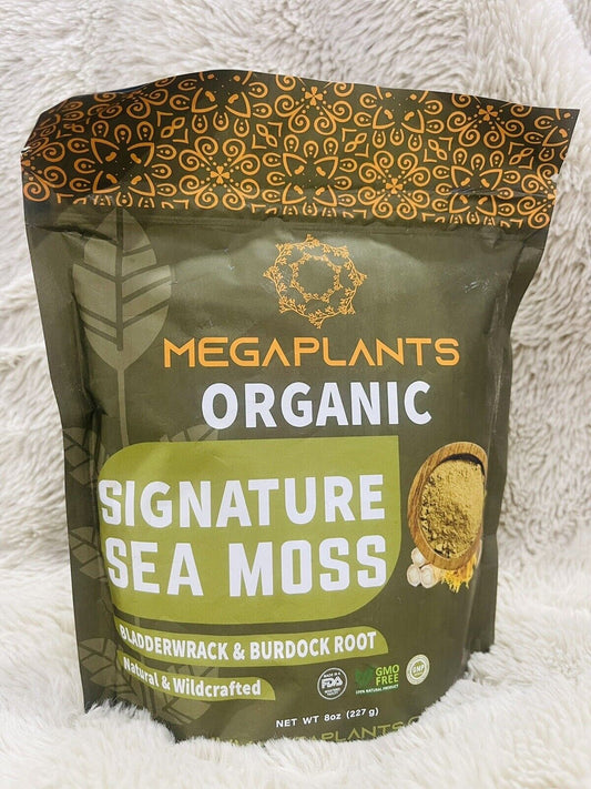 MEGAPLANTS Signature Sea Moss, Bladderwrack, Burdock Root