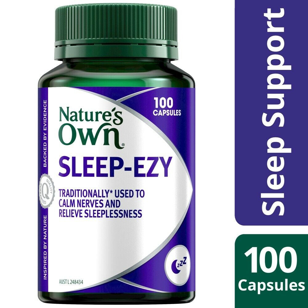 Nature'S Own Sleep-Ezy 100 Capsules Fall Asleep Sleeplessness Natures Sleep Easy