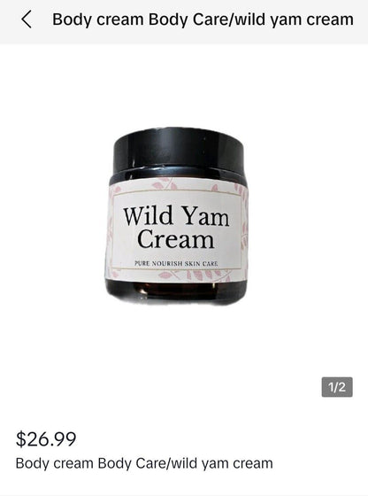 Enriched Wild Yam Cream/Hormone Balancing/Prog