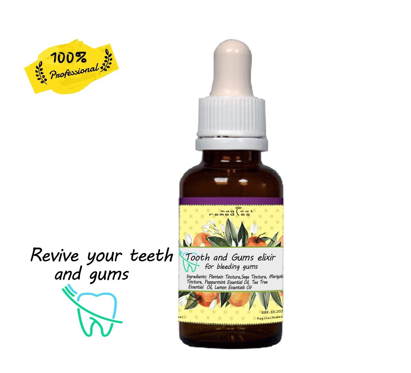 Tooth and Gums Elixir for Bleeding Gums and Bad Breath.