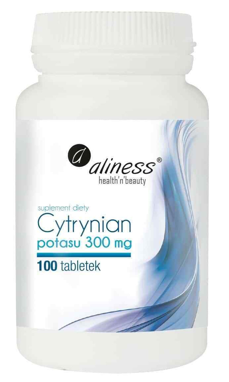 ALINESS Potassium Citrate 300Mg, 100 Vegetarian Tablets