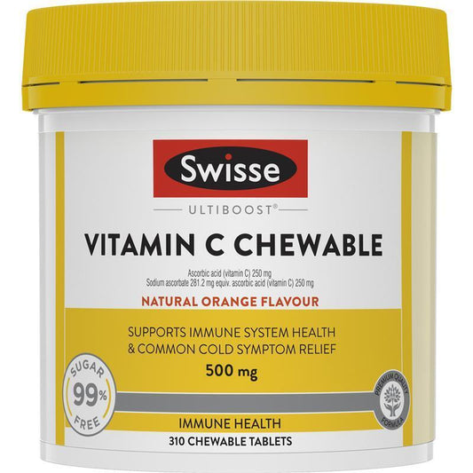 Swisse Vitamin C 500Mg 310 Chewable Tablets