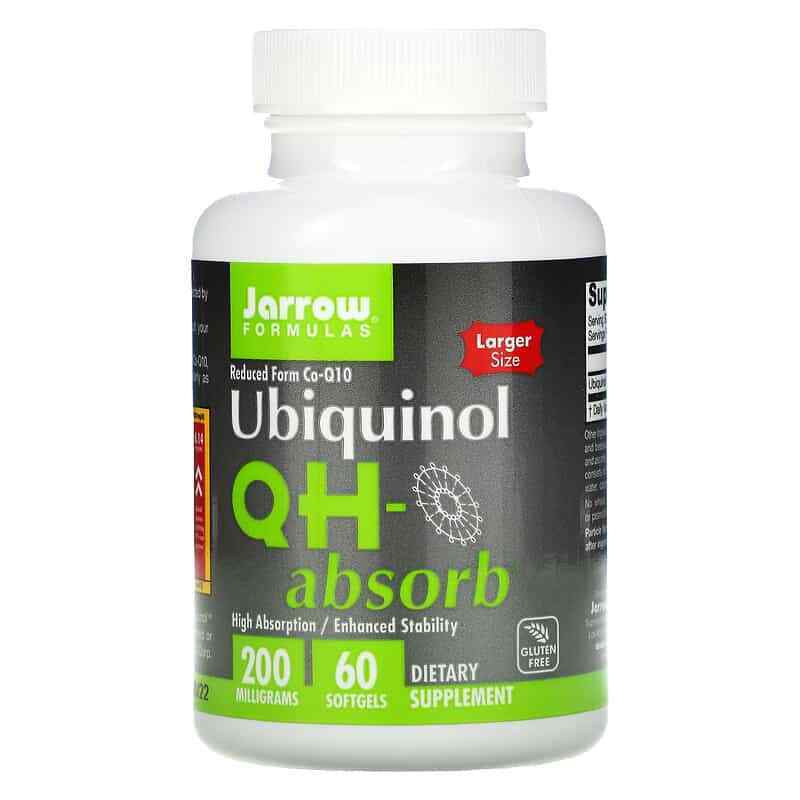 JARROW FORMULAS Ubiquinol Qh-Absorb 200Mg 30 / 60 Softgels