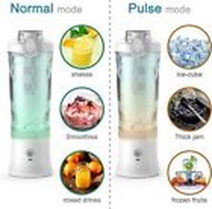 Personal Blender Smoothie Juice Shakes Mixer Portable Bottle 600ML Bpa-Free New