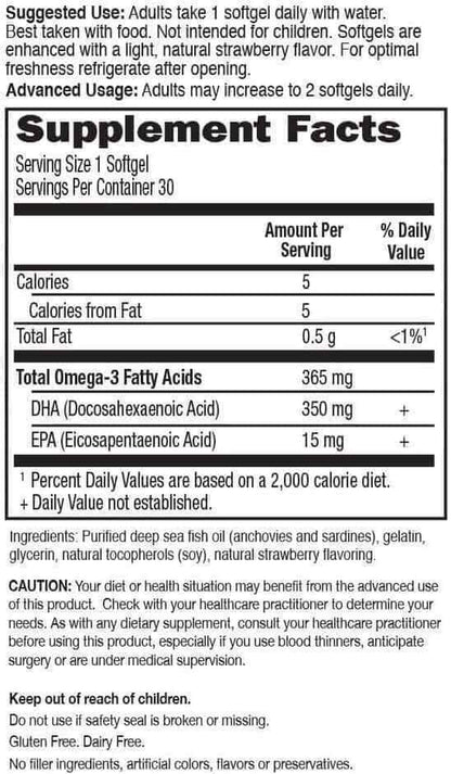 GARDEN of LIFE Oceans Mom (Prenatal DHA) 30 Softgels