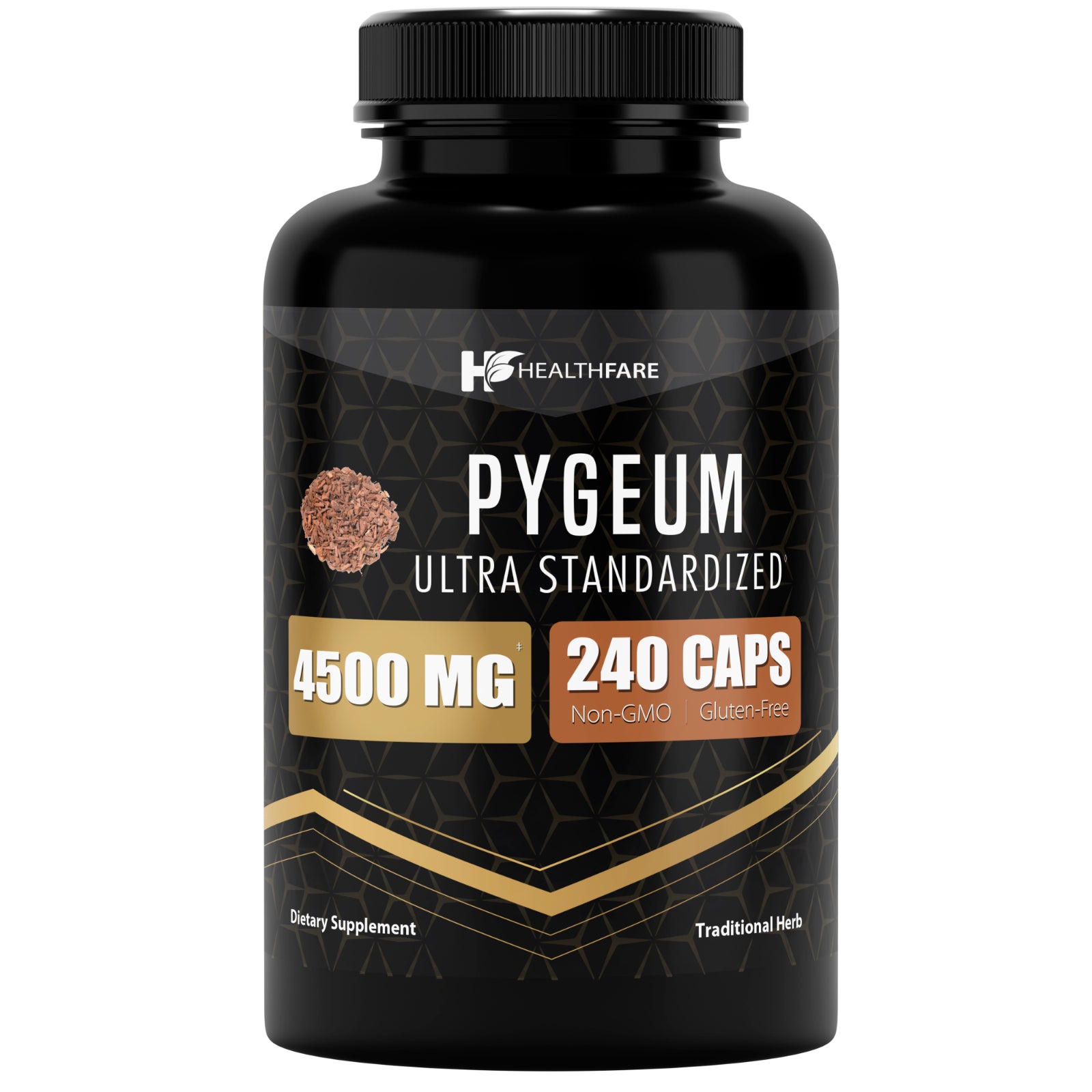 Pygeum Bark Extract Supplement 4500Mg | 240 Capsules Prostate Health HEALTHFARE