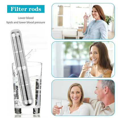 Portable Water Filter Stick Water Purifier Improve PH Balance Antioxidant Alkaline Water Stick