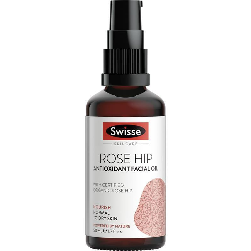 Swisse Skincare Rose Hip Antioxidant Facial Oil 50Ml