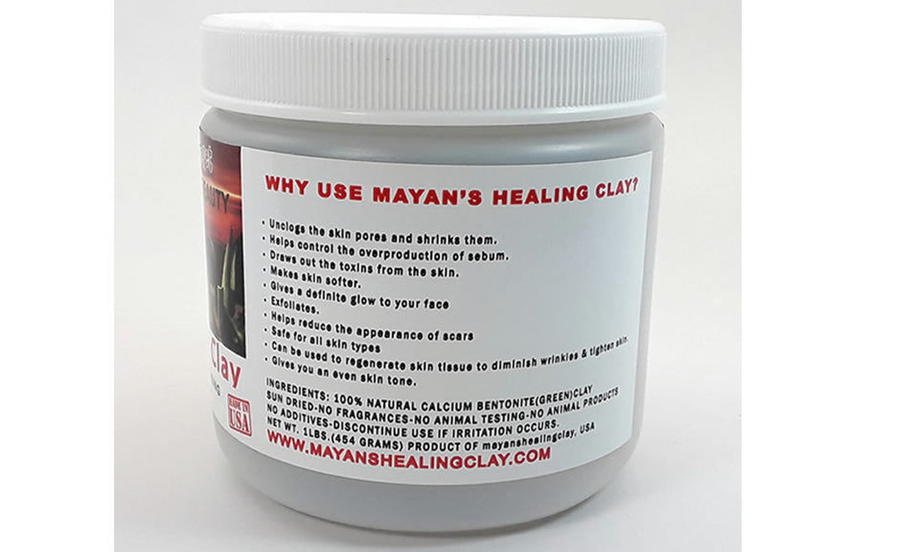 MAYAN'S SECRET INDIAN HEALING CLAY Deep Pore Cleansing Beauty Facial Mask