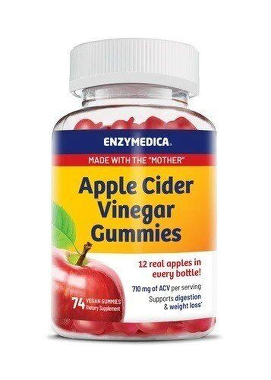 Enzymedica Apple Cider Vinegar Gummies 74 Gummy