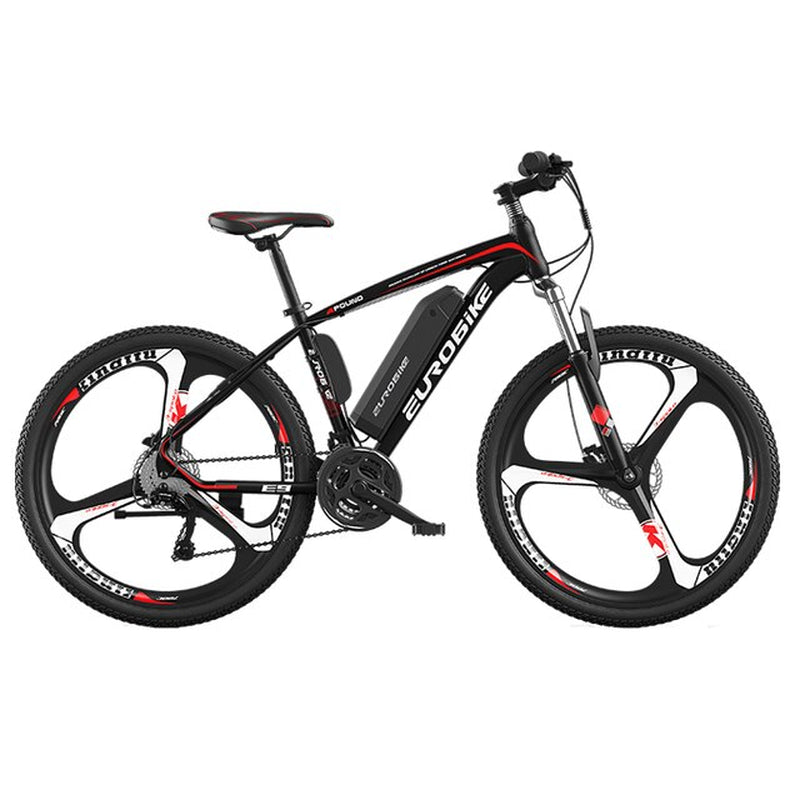 26 Inch Electric Lithium Battery Mountain Bike 27 Speed Electric Bicycle for Adult Double Disc Brake 36V 250W E-Bike