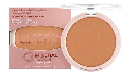 Mineral Fusion Pressed Base Warm 6 0.32 Oz Powder