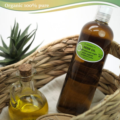 ORGANIC NEEM OIL COLD PRESSED PURE 2 OZ 4 OZ 8 OZ 12 OZ-UP to 1 GALLON