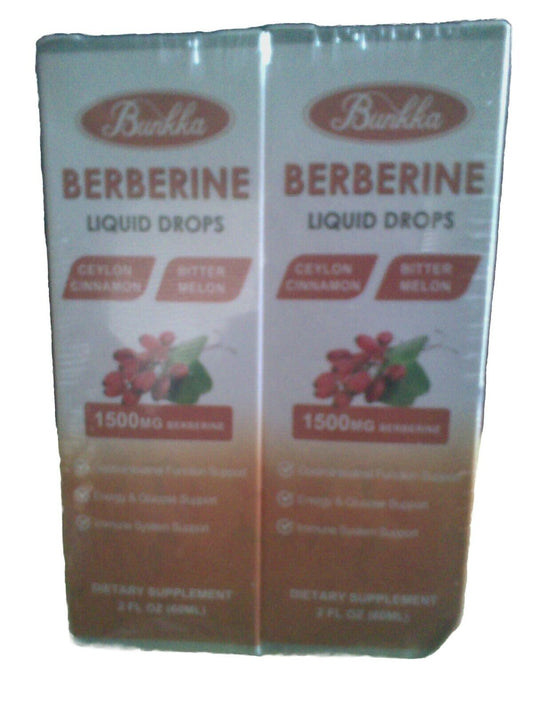 Bunkka Berberine Liquid Drops 1500Mg