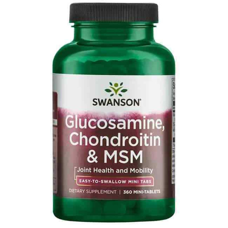 Glucosamine, Chondroitin & MSM SWANSON Joint Health 360 Mini Tablets