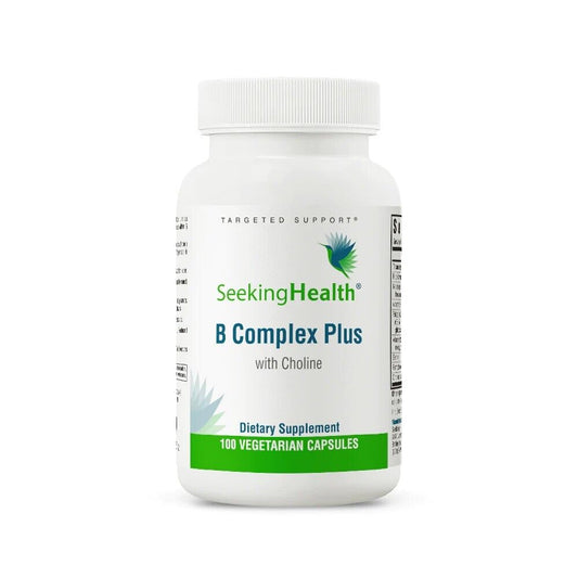 B Complex plus SEEKING HEALTH 100 Vegetarian Capsules Vitamin B Complex