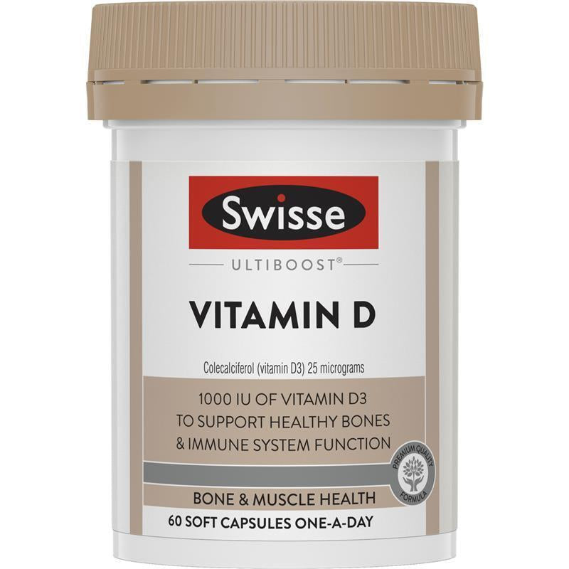 Swisse Vitamin D 60 Capsules