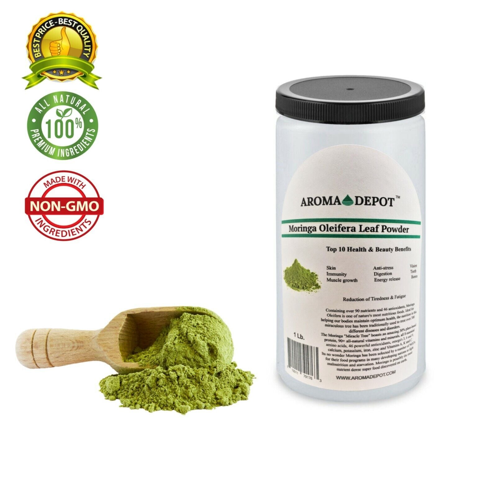 Moringa Powder Oleifera Leaf 100% Pure Natural Superfood Gluten Free