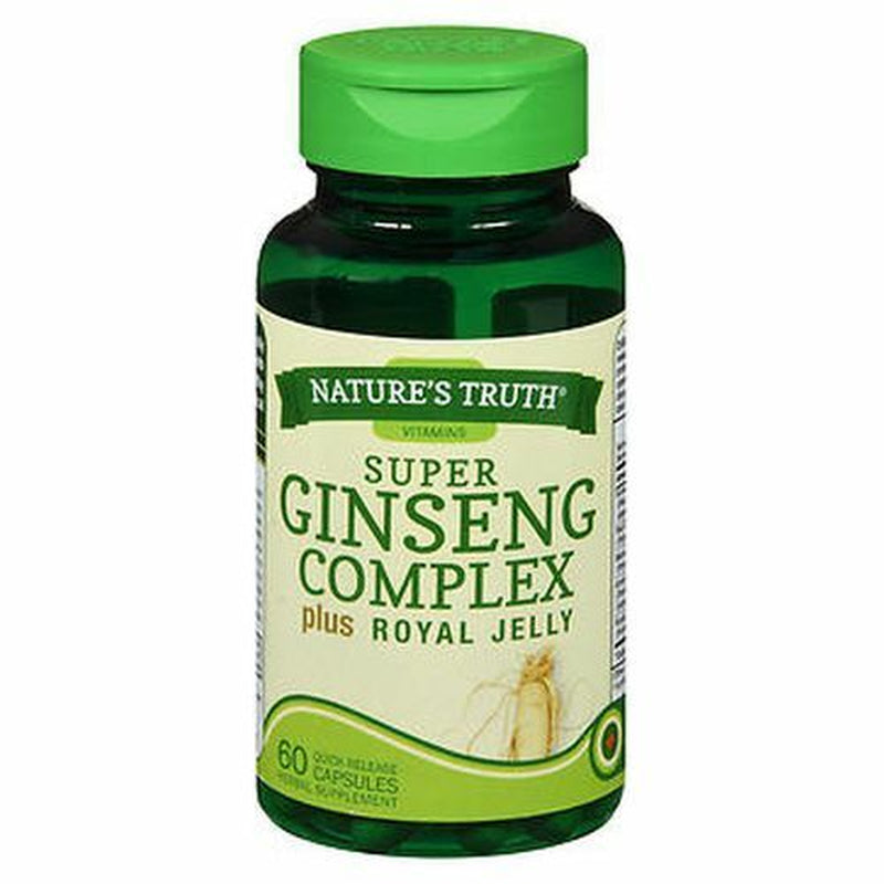 Nature'S Truth Super Ginseng Complex plus Royal Jelly Quick Release Capsules 800