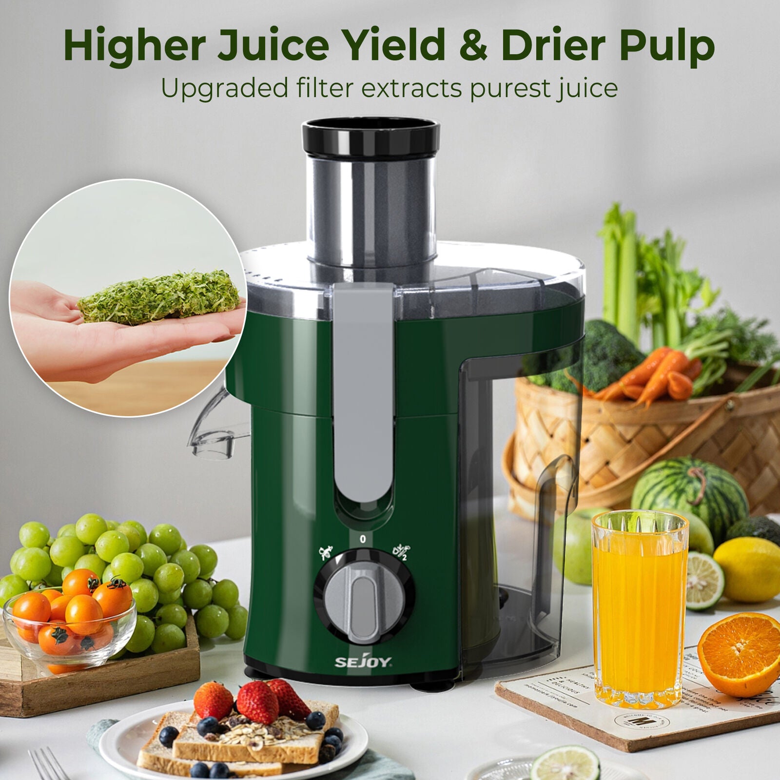 Electric Juicer Machine Fruit Veg Blender Juicer Extractor Machine Citrus Juicer