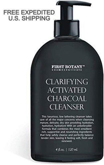 CLARIFYING Charcoal Cleanser MSM ALA DMAE Pineapple Hydroxytyrosol ANTIOXIDANTS