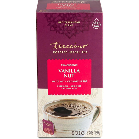 Teeccino Vanilla Nut Medium Roast X 25 Tea Bags