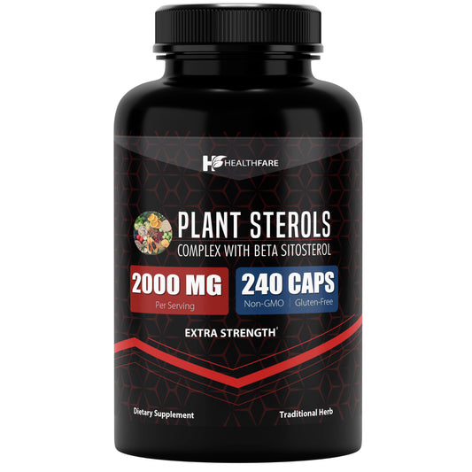 Plant Sterols 2000Mg | 240 Count Maximum Strength Beta Sitosterol by