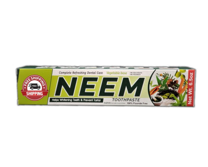 Neem Toothpaste 6 Pack 100% Fluoride Free