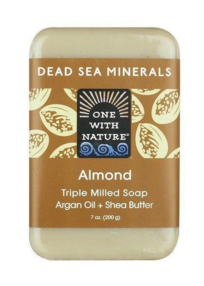 One with Nature Dead Sea Minerals Almond Soap 7 Oz Bar Soap