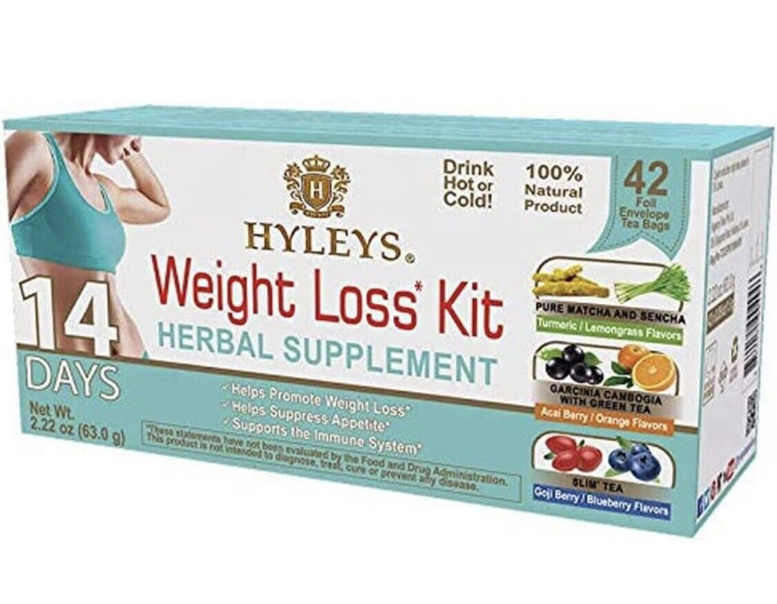 Herbal Weight Loss Tea Kit 14 Day Weight Loss Kit 6 Flavors Herbal Supplement